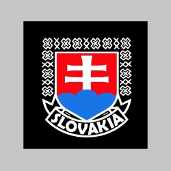 Slovakia potlačená nášivka rozmery cca. 12x12cm (po okrajoch neobšívaná)
